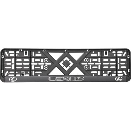 Рамка номерного знака Eurotermix 45566 колір чорний на Lexus