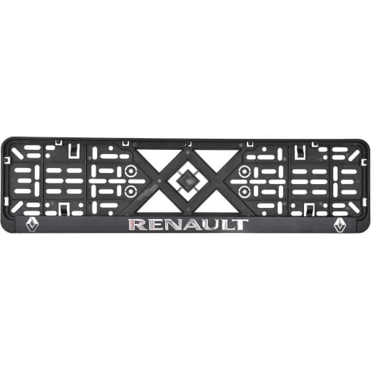 Рамка номерного знака Eurotermix 45570 колір чорний на Renault