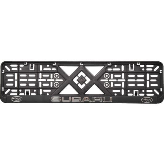 Рамка номерного знака Eurotermix 48852 цвет черный на Subaru