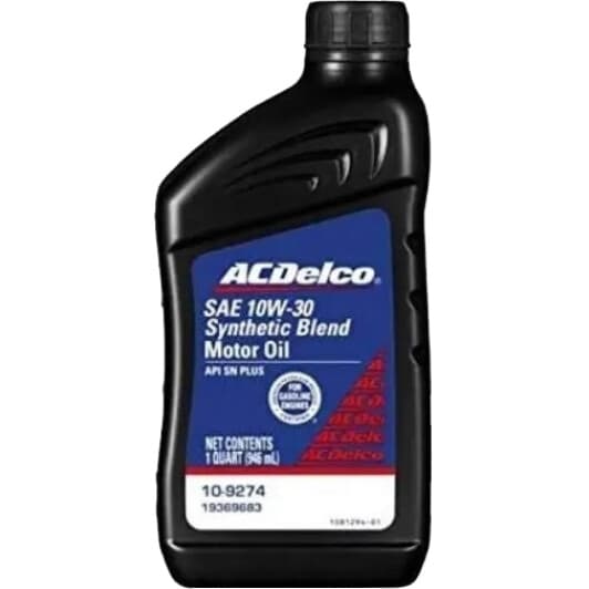 ACDelco Synthetic Blend 10W-30 моторна олива