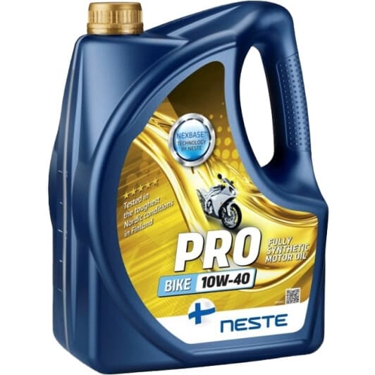 Моторна олива 4Т Neste Pro Bike 10W-40 синтетична