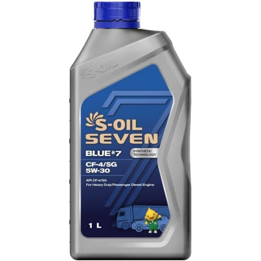 S-Oil Seven Blue #7 CF-4/SG 5W-30 (1 л) моторное масло