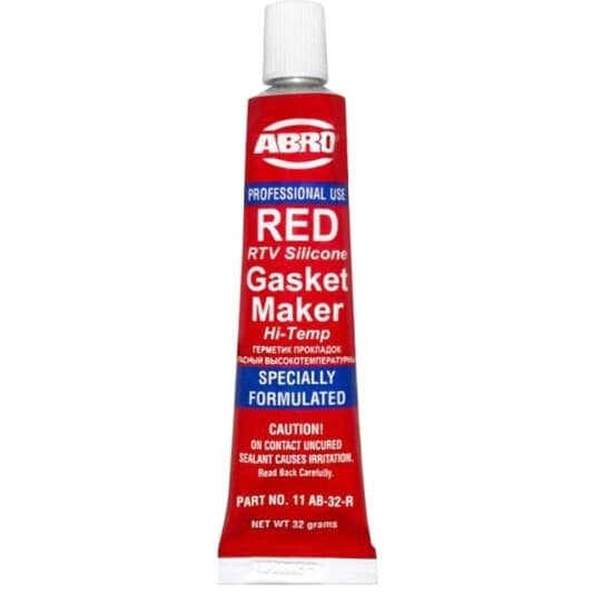Формувач прокладок ABRO RTV Silicone Gasket червоний