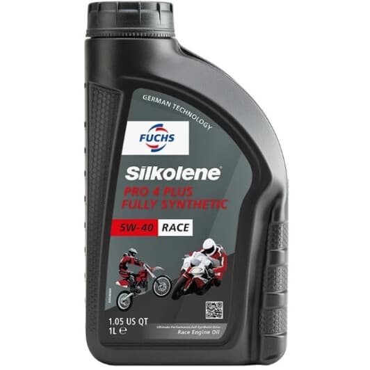 Моторна олива 4Т Fuchs Silkolene Pro 4 Plus 5W-40 синтетична