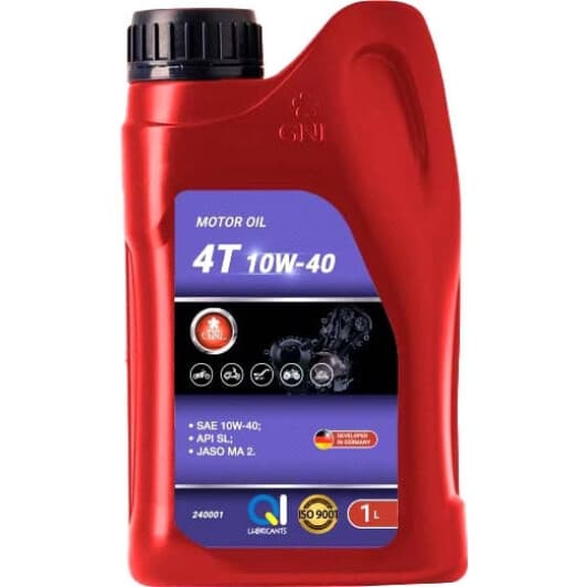 Моторное масло 4T GNL 10W-40 полусинтетическое