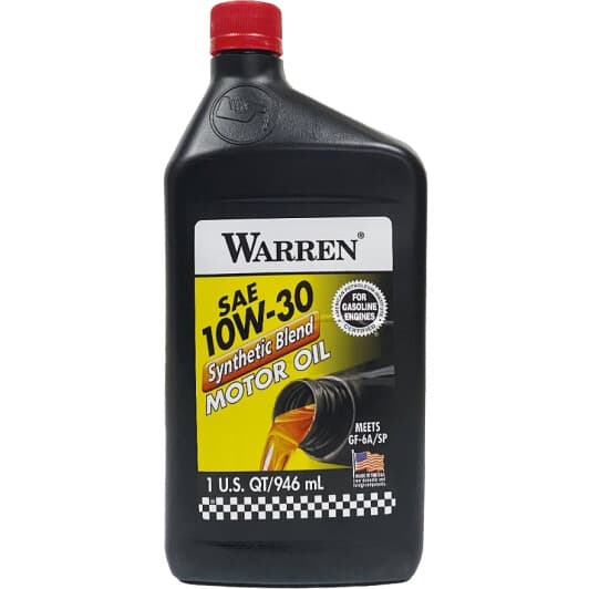 Warren Synthetic Blend 10W-30 (0.946 л) моторна олива