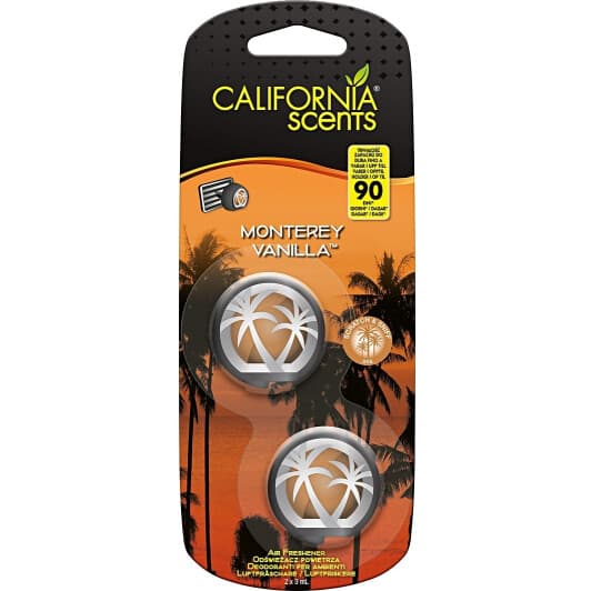 Набір ароматизаторів California scents Monterey Vanilla