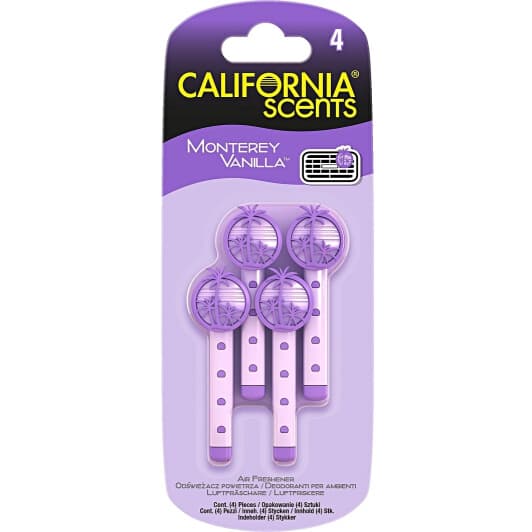 Набор ароматизаторов California scents Monterey Vanilla