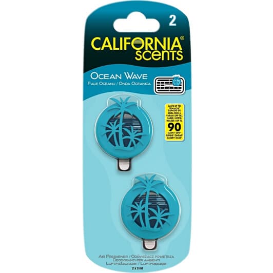 Набор ароматизаторов California scents Ocean Wave