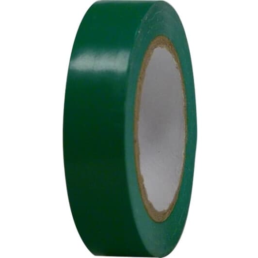Ізоляційна стрічка Hasoft 7814 зелена ПВХ 15 мм х 10 м