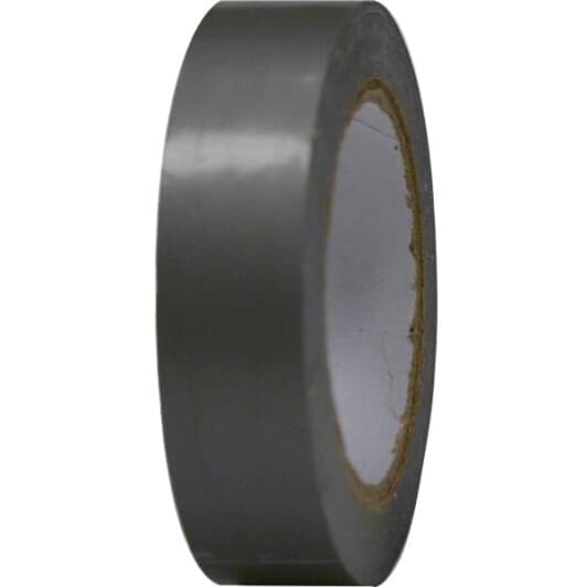 Изолента Hasoft 7828 серый ПВХ 15 мм х 10 м