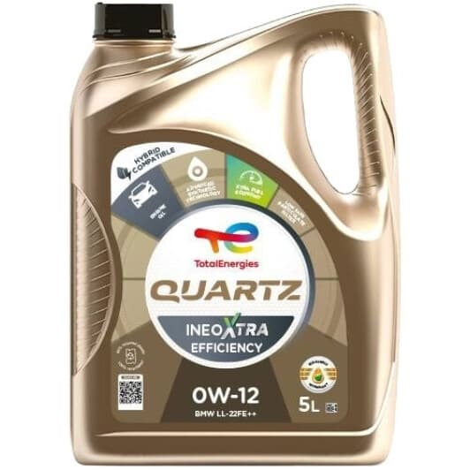 Total Quartz Ineo Xtra Efficiency 0W-12 (5 л) моторное масло