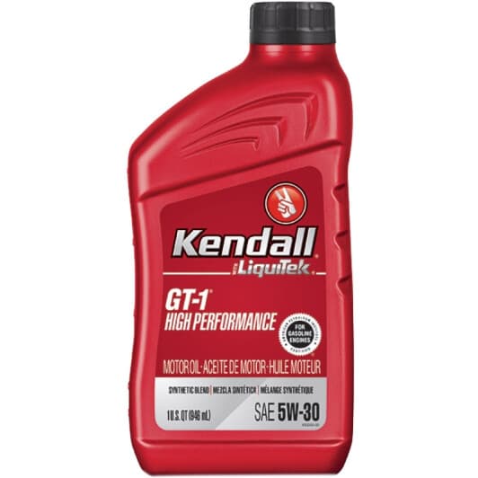 Kendall GT-1 High Performance Motor Oil with LiquiTek 5W-30 (0.946 л) моторна олива