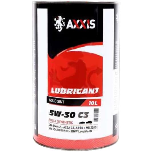 Axxis Gold Sint C3 504/507 5W-30 (10 л) моторна олива