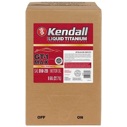 Олива Kendall GT-1 MAX with LiquiTek 0W-20