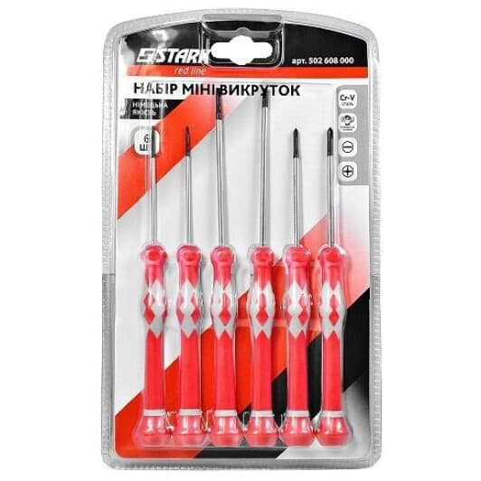 Набір викруток прецизійних Stark 502608000 6 шт.