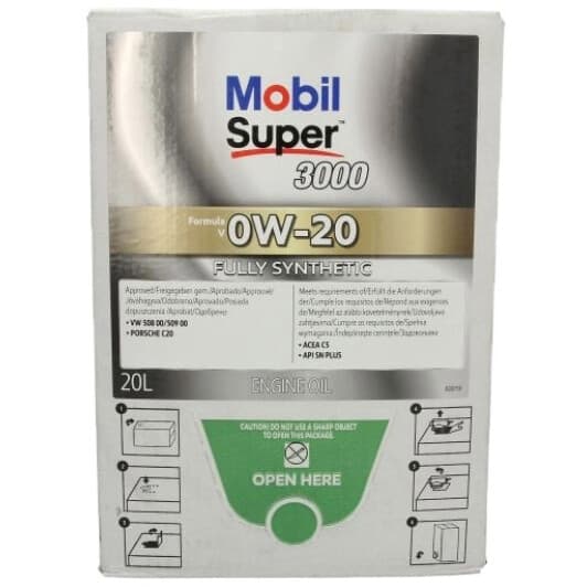 Масло Mobil Super 3000 Formula V 0W-20