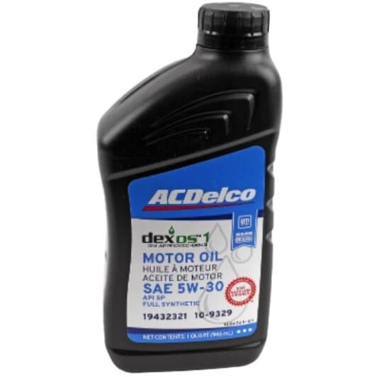 Олива ACDelco Dexos 1 Generation 3 5W-30