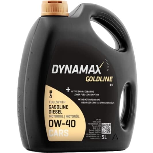 Масло Dynamax GoldLine FS 0W-40