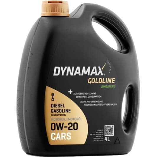 Масло Dynamax GoldLine LongLife FE 0W-20