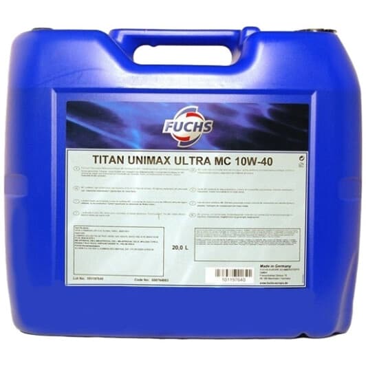 Масло Fuchs Titan Unimax Ultra MC 10W-40