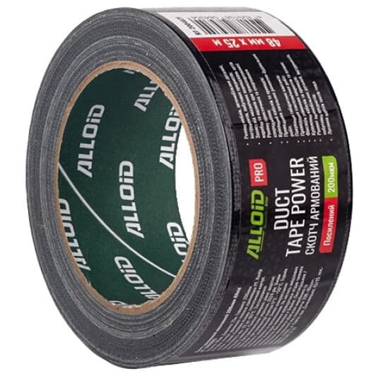 Армований скотч Alloid RT-2004825 на тканевой основе 48 мм Х 25 м