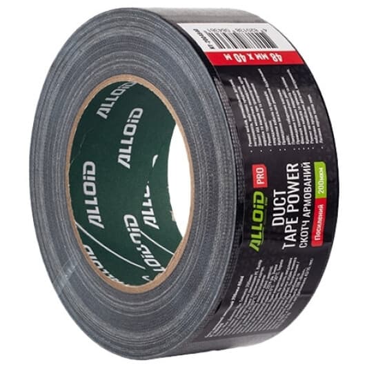 Армований скотч Alloid RT-2004840 на тканевой основе 48 мм х 40 м
