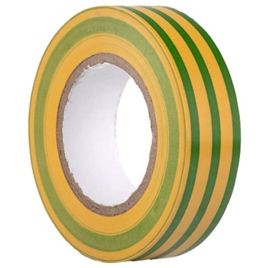 Ізоляційна стрічка Alloid IT-1301920YG жовто-зелена ПВХ 19 мм х 20 м