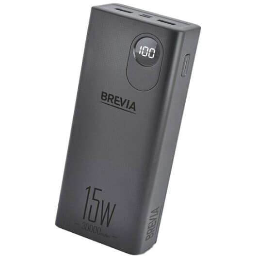 Повербанк Brevia 30000 mAh 15.5 Вт