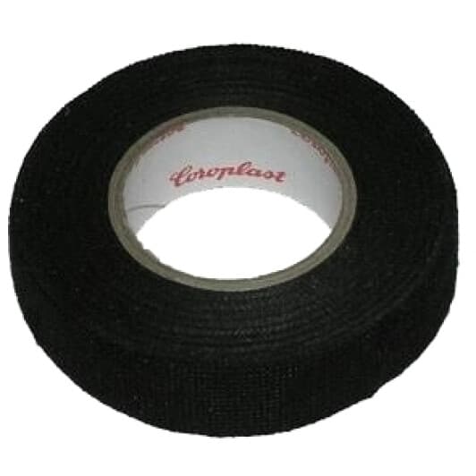 Ізоляційна стрічка Coroplast 02163 чорна поліестерова 19 x 25