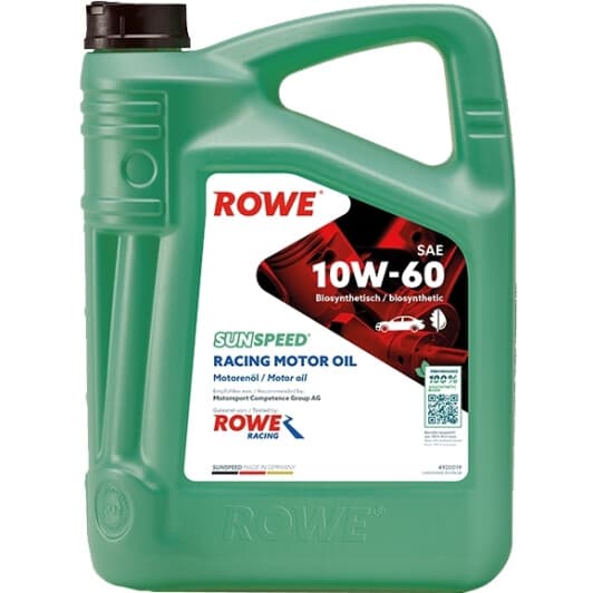 Масло Rowe Sunspeed Racing 10W-60