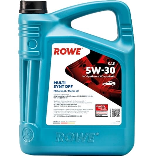 Олива Rowe Multi Synt DPF 5W-30