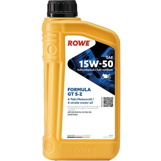 Моторна олива 4Т Rowe Formula GT S-Z 15W-50 синтетична