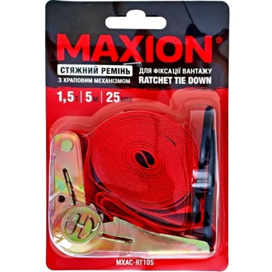 Стяжний ремінь Maxion 1.5 т 5 м МXAC-RT105