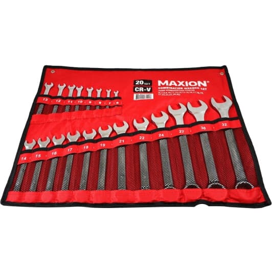 Набор ключей рожково-накидных Maxion MXTL-FC20 6-32 мм 20 шт