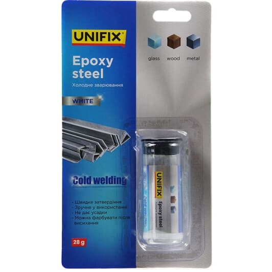 Холодне зварювання UNIFIX Epoxy-Steel White