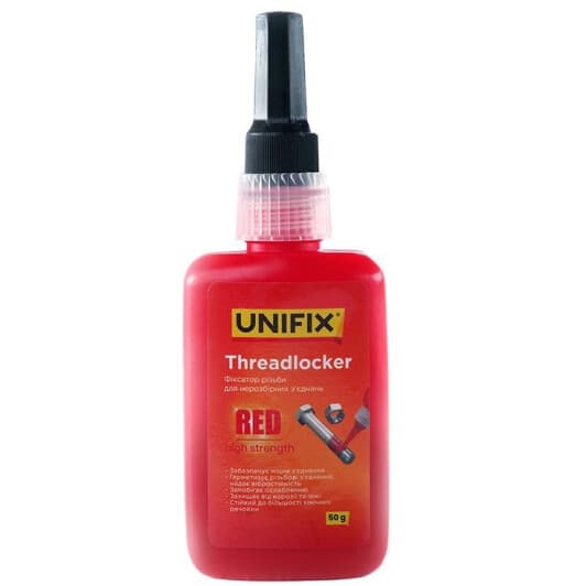 Фіксатор нарізі UNIFIX Threadlocker High Strength червоний