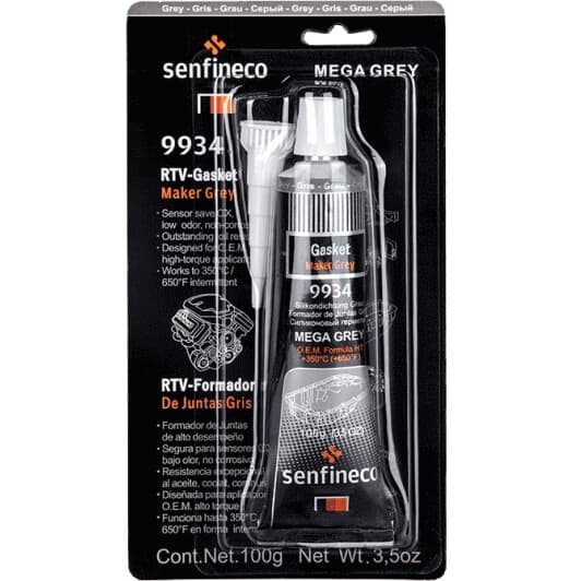 Формирователь прокладок Senfineco RTV Gasket Maker серый