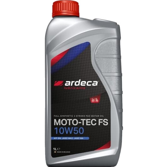 Моторна олива 4Т Ardeca Moto-Tec FS 10W-50 синтетична