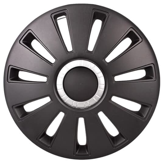 Комплект ковпаків на колеса Rex Rex графітовий з хромованим оздобленням