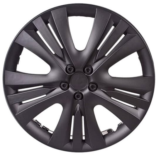 Комплект колпаков на колеса Vitol Lux черный