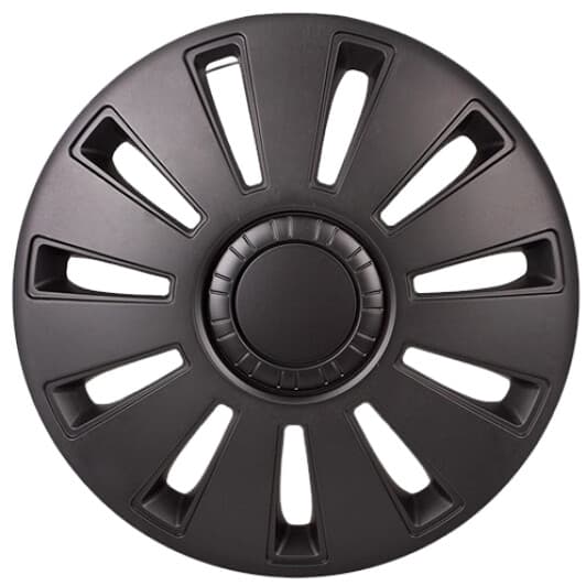 Комплект ковпаків на колеса Rex Rex колір чорний з хромованим оздобленням