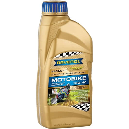 Моторна олива 4Т Ravenol Motobike Racing 10W-40 синтетична