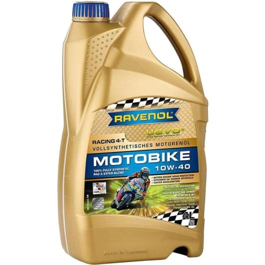 Моторна олива 4Т Ravenol Motobike Racing 10W-40 синтетична
