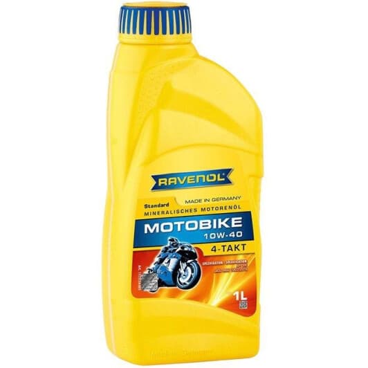 Моторное масло 4T Ravenol Motobike Standard 10W-40 минеральное