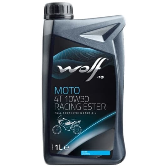 Моторное масло 4T Wolf Racing Ester 10W-30 синтетическое