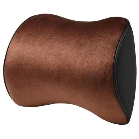 Подушка-підголовник Elegant Travel Maxi коричнева без логотипа EL700505