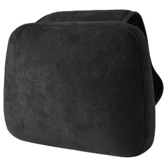 Подушка-подголовник Elegant Travel Maxi черный без логотипа EL700516
