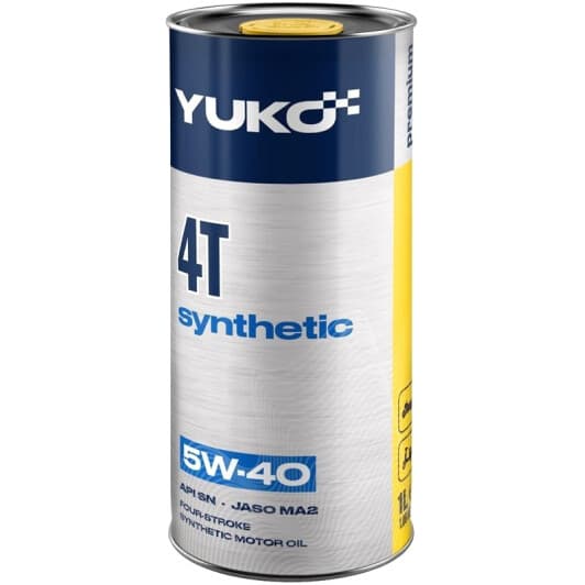 Моторна олива 4Т Yuko 5W-40 синтетична
