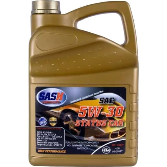 Олива Sash Status Car 5W-30